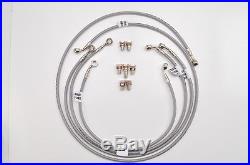 07-09 GSF1250S Bandit Galfer Front & Rear Brake Lines with Clutch Line, Clear