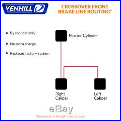 07-14 Bandit 1250 Front + Rear Braided Stainless SS Brake Lines by Venhill