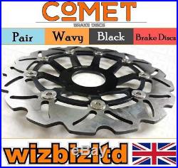 COMET Pair Front Brake Discs Suzuki GSF 600 K3/K4 (Faired Bandit) 00-04 W903BK