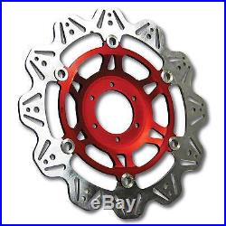 EBC Vee Rotor Red Front Brake Discs For Suzuki 1997 GSF600N Bandit VR3003RED