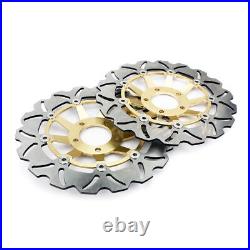 For Suzuki GSF 1200 GSF1200 Bandit / S 2001-2005 Front Brake Discs Rotors Pads
