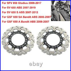 Front Brake Discs For SFV 650 Gladius 09-17 GSF 650 SA Bandit 650 ABS 2005-2006