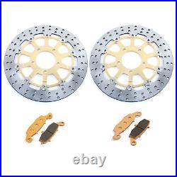 Front Brake Discs Pads For GSF650 GSF 650 S Bandit 2005-2006 SV 650 S 2003-2015