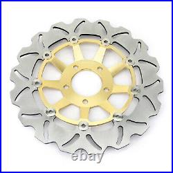 Front Brake Discs and Pads for SUZUKI Bandit GSF1200 GSF 1200 S 2001-2005 Gold