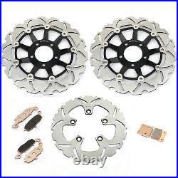 Front Rear Brake Discs Pads For GSF 600 Bandit N S 00-04 GSX 600 750 F 1998-2002