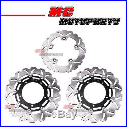 Front Rear Disc Brake Rotor Set For Suzuki Faired Bandit GSF1200S ABS 2006
