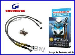 Goodridge For Suzuki GSF1200T-Y BANDIT 96-00 Front Braided Brake Lines Hoses Sta