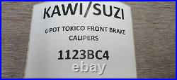 Kawasaki Suzuki Zx6r Zx9r Bandit 1200 Busa Etc Tokico 6 Pot Front Brake Calipers