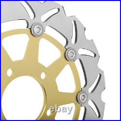 Pair Front Brake Discs For GSF 650 Bandit 05-06 SV 650 S 03-15 GSX 750 F 04-06