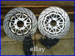 REDUCED! Suzuki bandit motorcycle 1200 mk1 front brake discs and calipers