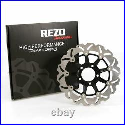 Rezo Front Brake Wavy Stainless Rotor Disc fits Suzuki GSX 600 F 89-03