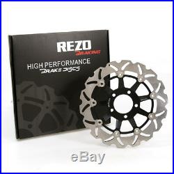 Rezo Wavy Front Brake Disc & EBC HH Pad Kit Suzuki GSX 600 F 98-02