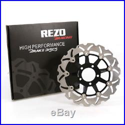 Rezo Wavy Front Brake Disc & EBC HH Pad Kit Suzuki GSX 750 F 98-02