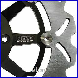 Rezo Wavy Front Brake Rotor Discs Pair fits Suzuki GSR 600 06-11