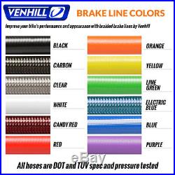Suzuki Bandit 600 Front OE-Style Braided Stainless SS Brake Lines by Venhill